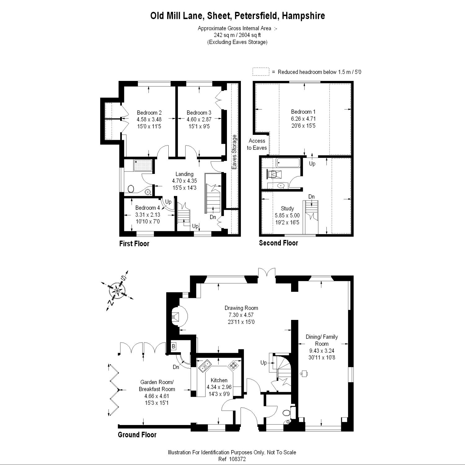 4 bedroom property for sale in Old Mill Lane, Sheet, Petersfield, GU31