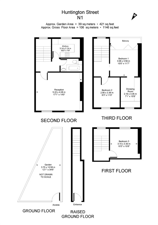 Huntingdon Street, London, N1 floorplan