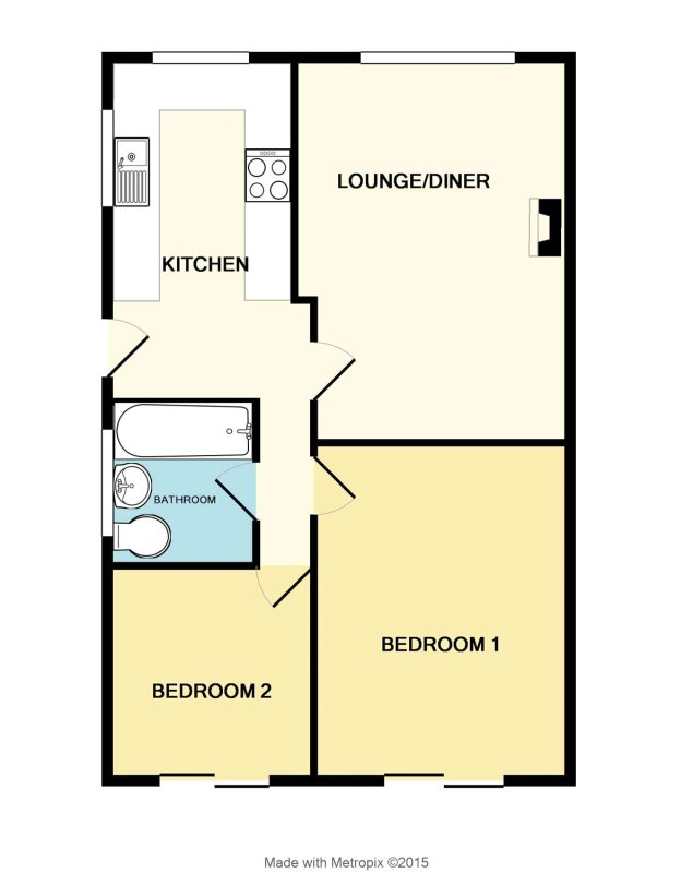 2 bedroom property for sale in Twickenham Road, Newton Abbot, Devon