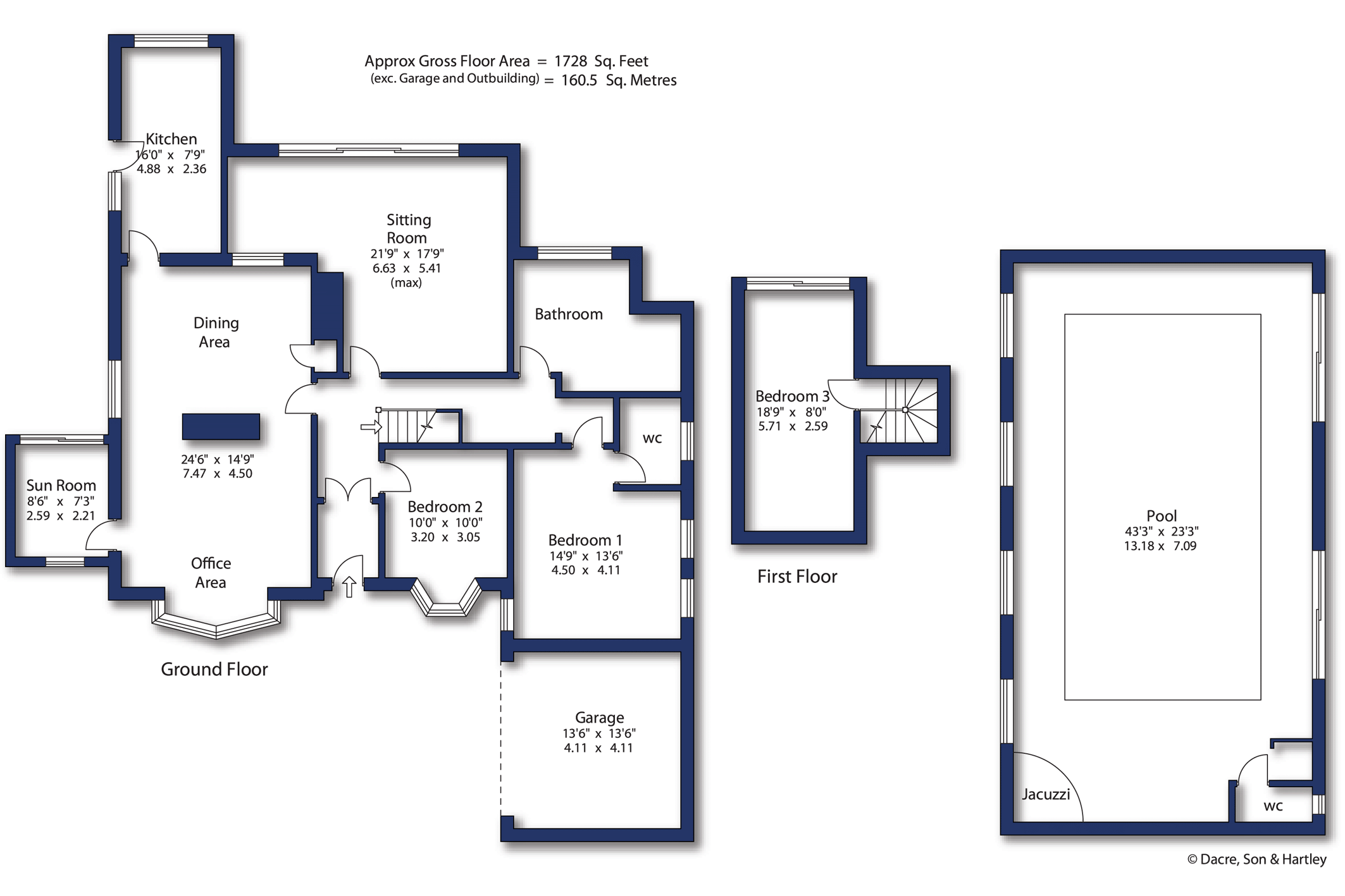 3 bedroom property for sale in The Crescent, Adel, Leeds, LS16 Guide