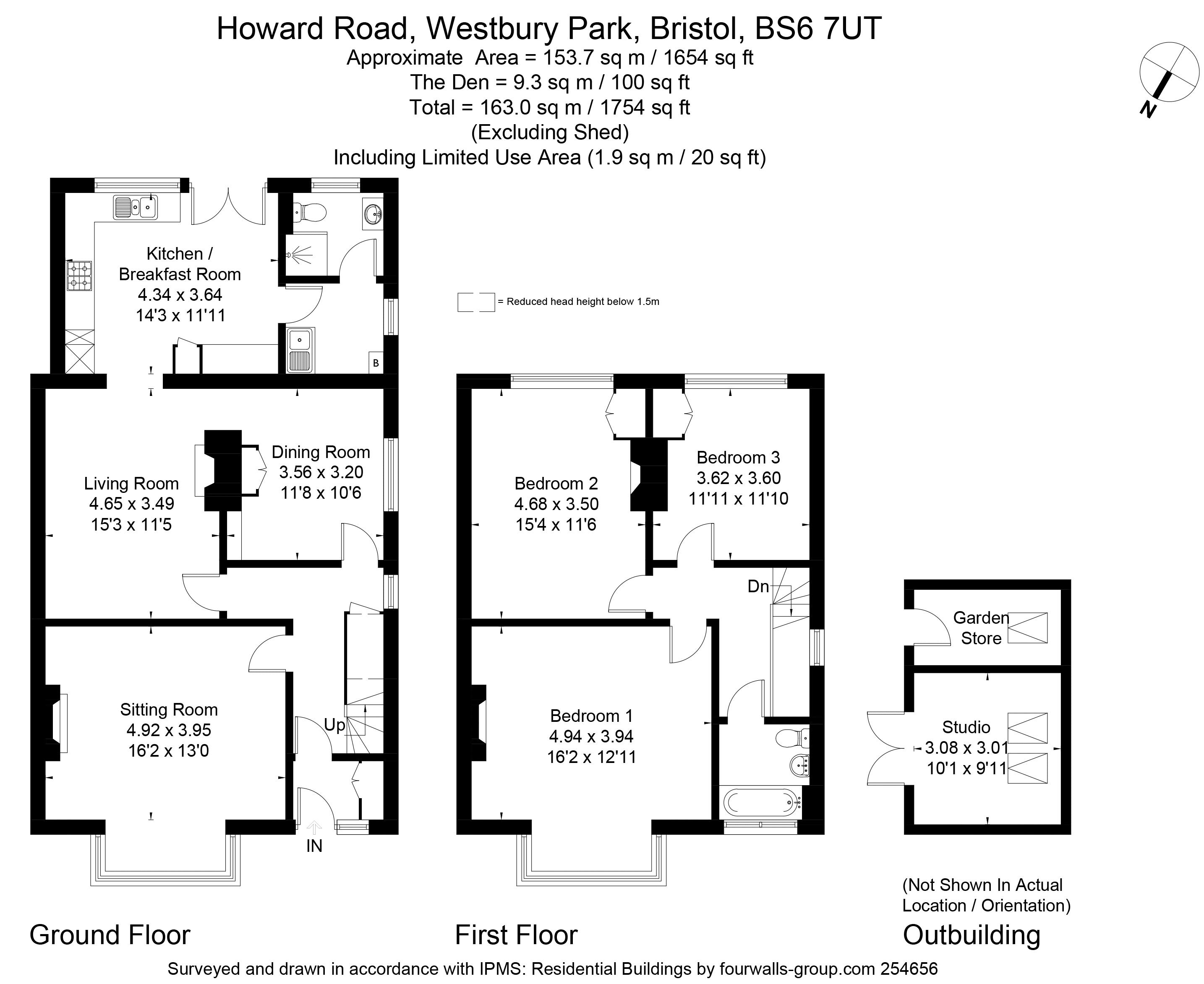 3 bedroom property for sale in Howard Road, Westbury Park Guide price