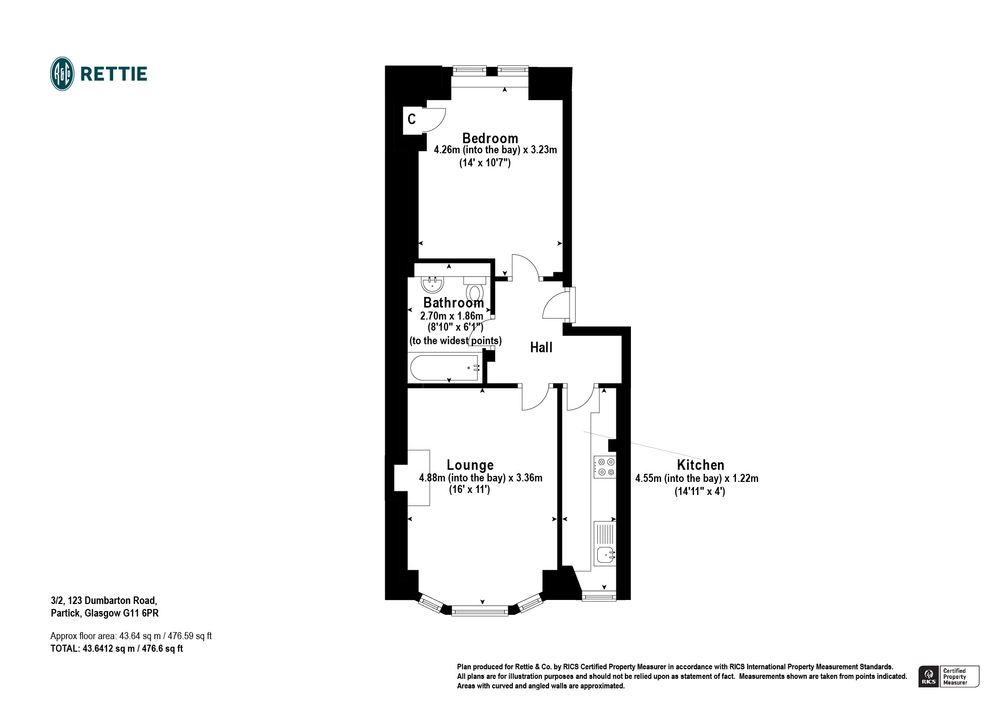 1 bedroom apartment for sale in Dumbarton Road, Partick, G11. Rettie