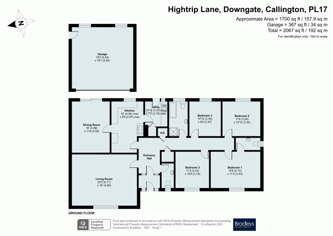 4 bedroom property for sale in Hightrip Lane, Downgate, Callington