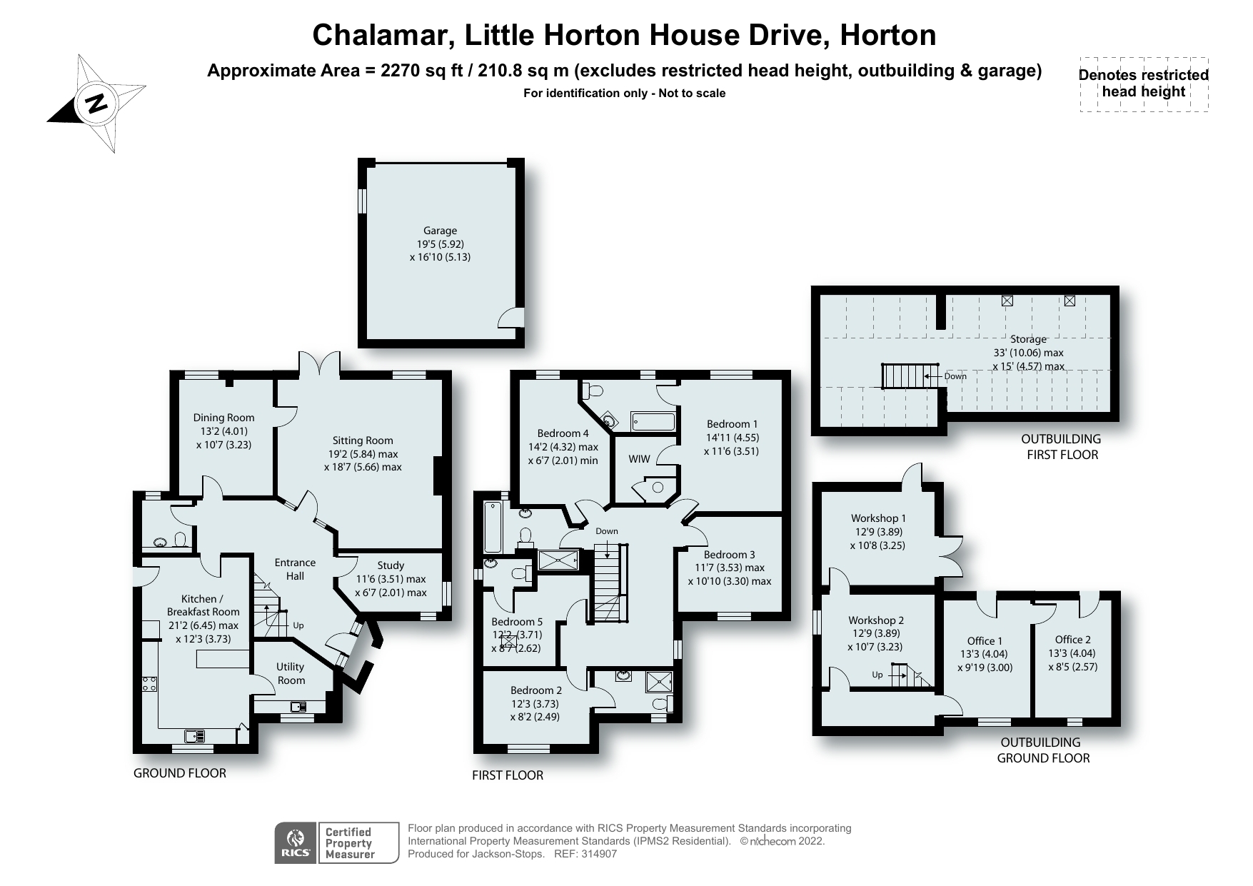 JacksonStops 5 bedroom property for sale in Little Horton House