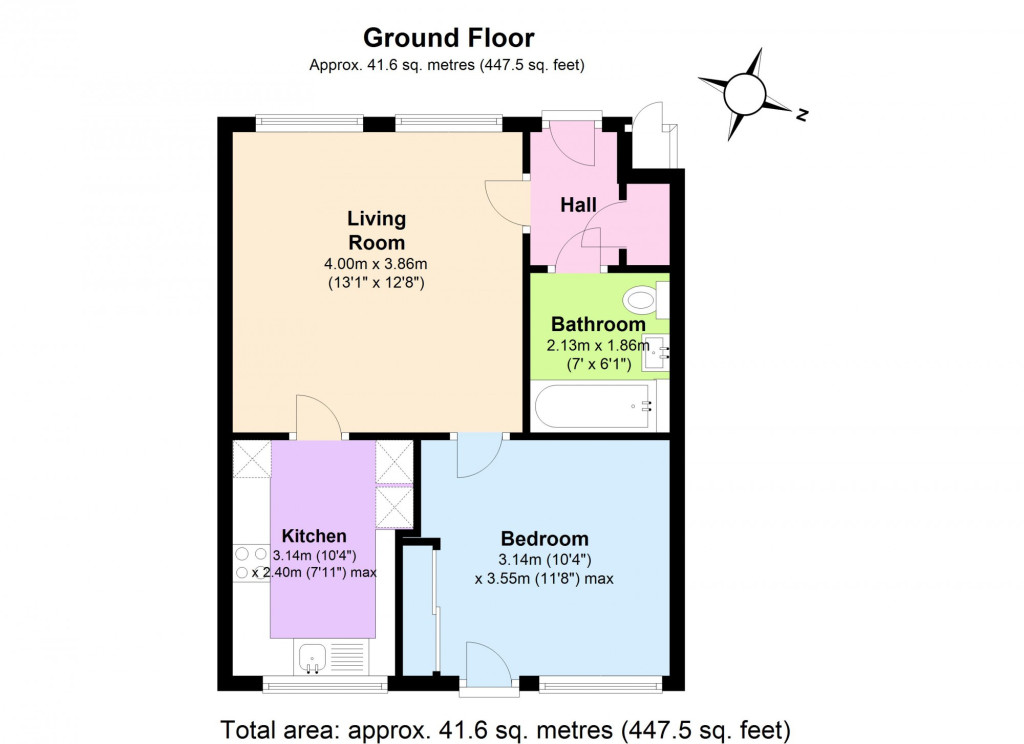1 bedroom property for sale in Village Gardens, Ewell Village, KT17