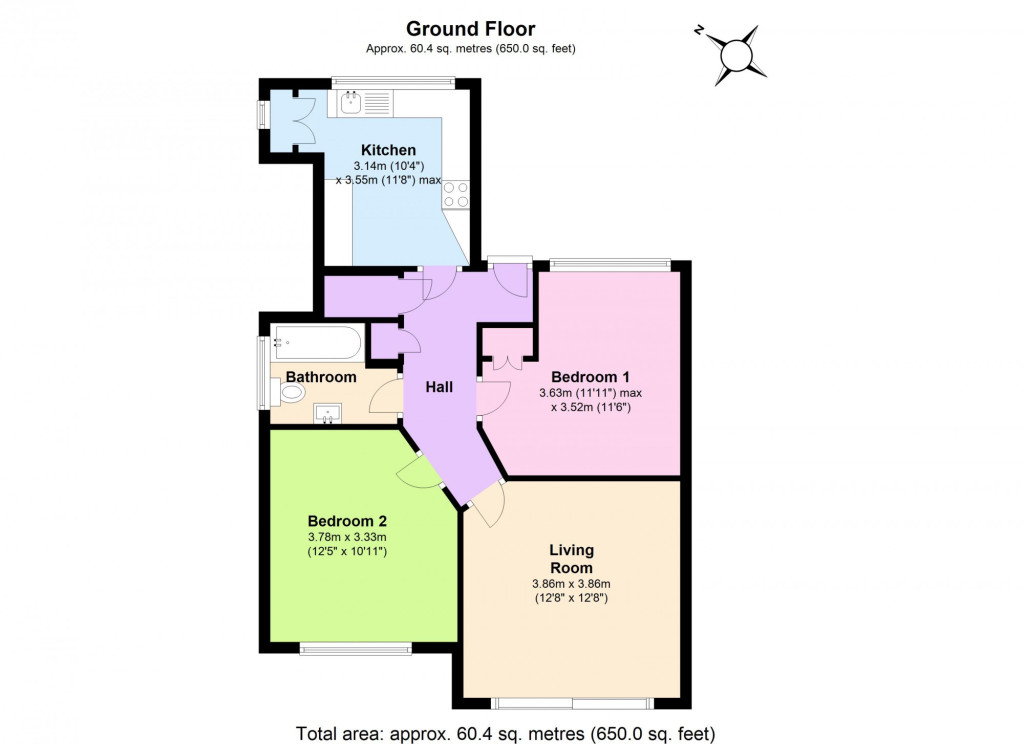 2 bedroom property for sale in Ewell by Pass, Ewell Village, KT17
