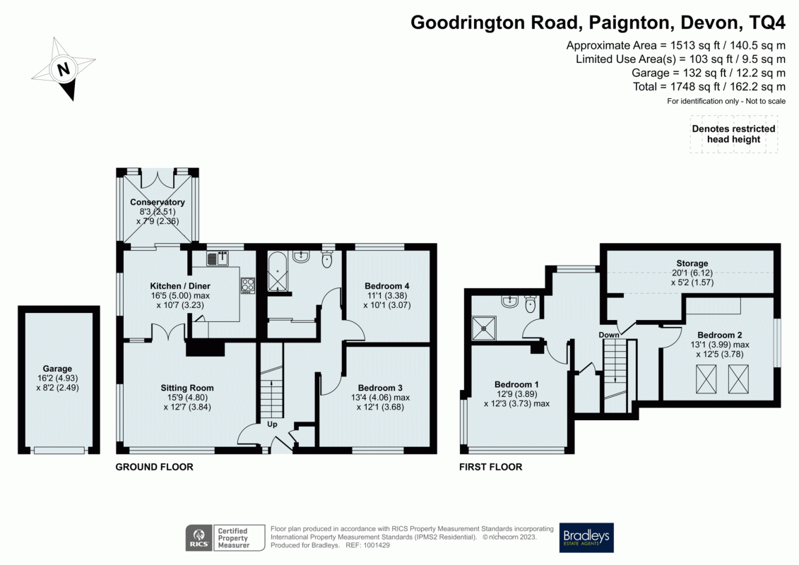 4 bedroom property for sale in Goodrington Road, Paignton, Devon, TQ4