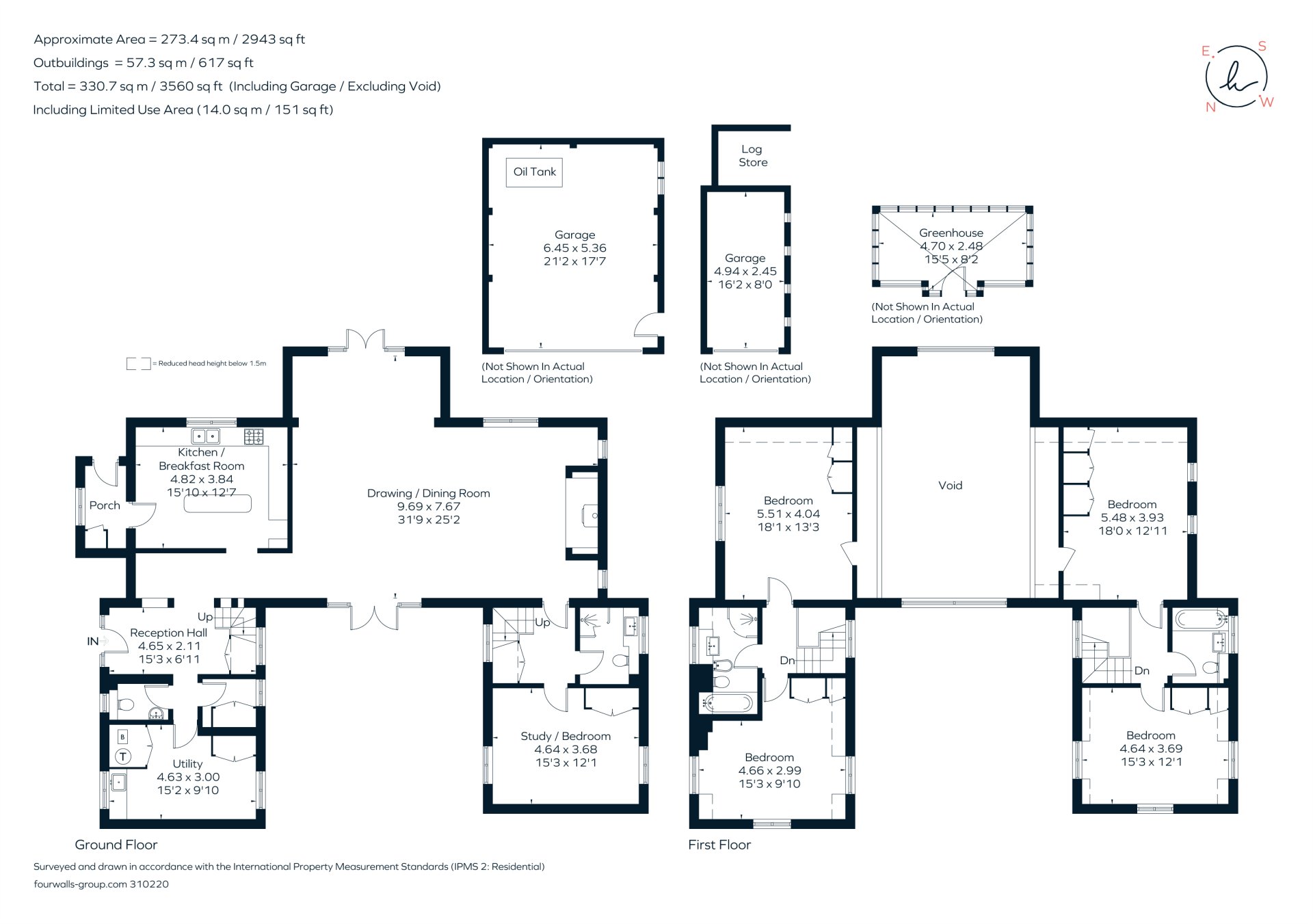 5 bedroom property for sale in Drayton Beauchamp, Buckinghamshire, HP22