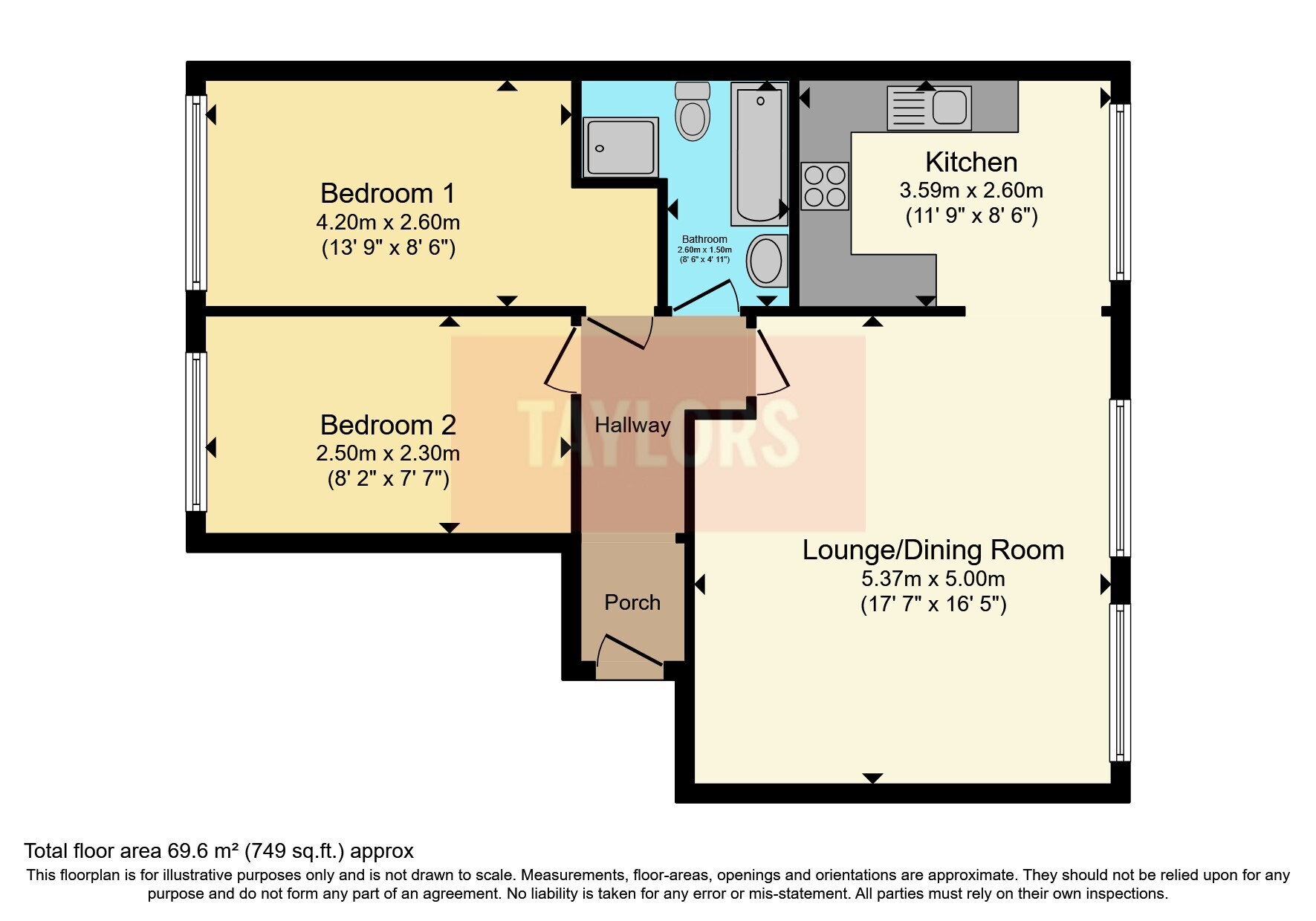 2 bedroom property for sale in Palmerston Road, Northampton, NN1 £140,000
