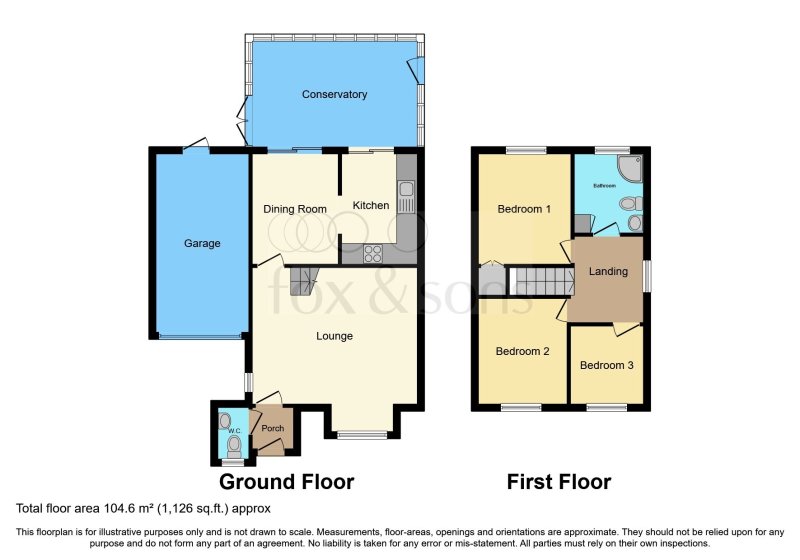Vespasian Way, Dorchester 3 bedroom link detached house Fox & Sons