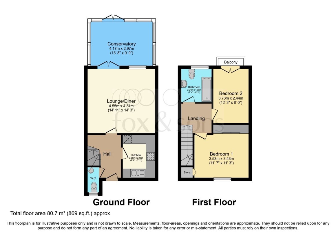 Lynholm Road, POLEGATE 2 bedroom semidetached house Fox & Sons