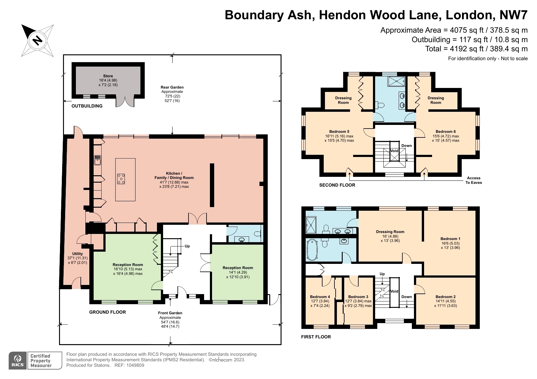 6 bedroom property for sale in Hendon Wood Lane, Mill Hill, NW7