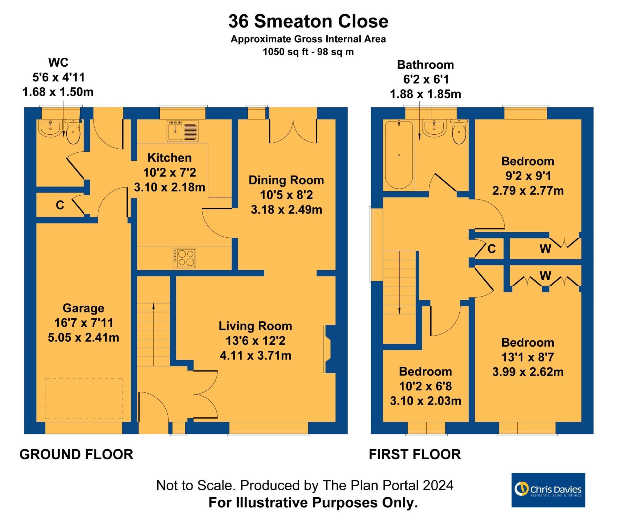3 bedroom property for sale in Smeaton Close, Rhoose, CF62 3FU £285,000