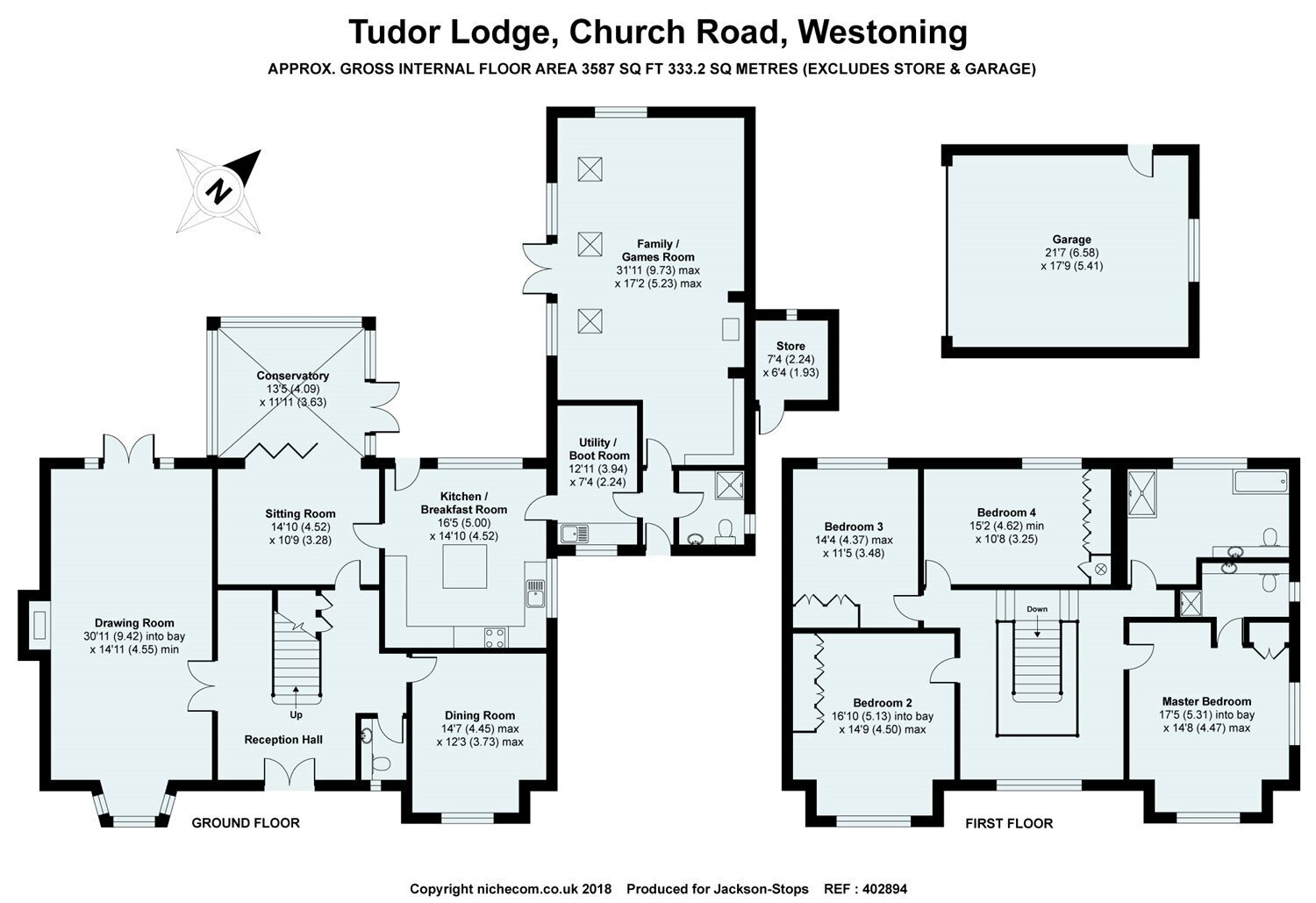 JacksonStops 4 bedroom property for sale in Church Road, Westoning