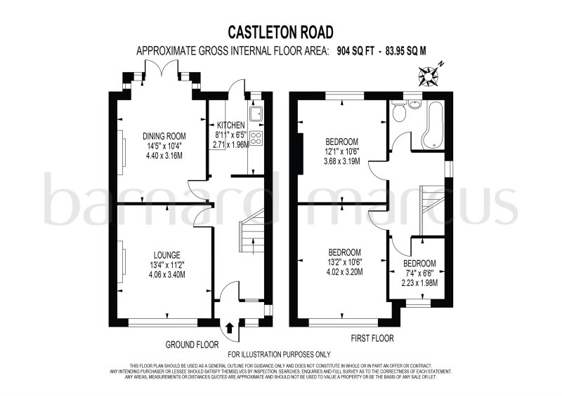 Castleton Road, Mitcham 3 bedroom end of terrace house Barnard Marcus