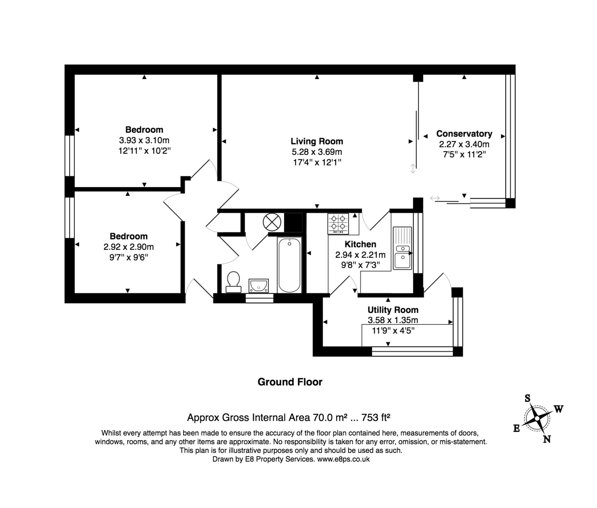 2 bedroom property to let in Shakespeare Road Eynsham OX29 £1,250 pcm
