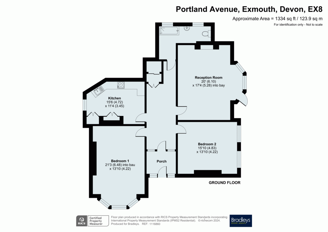 2 bedroom property for sale in Portland Avenue, Exmouth, Devon, EX8