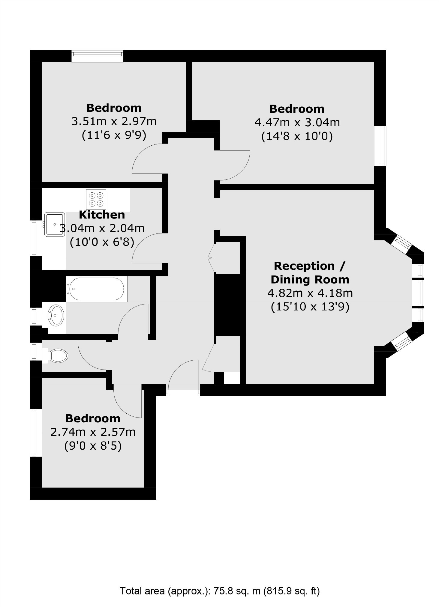 Jacksons 3 bedroom property for sale in St. Alphonsus Road, Clapham