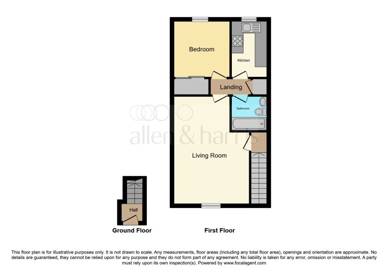 Langlea Avenue, Cambuslang, Glasgow 1 bedroom flat Allen & Harris