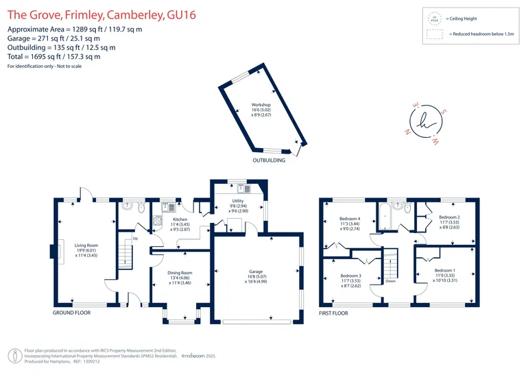 Floorplan 1 for The Grove, Camberley, GU16