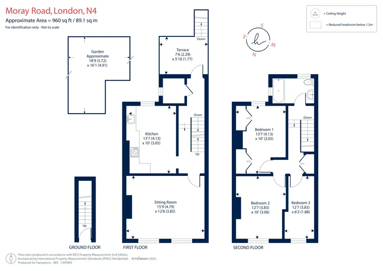 Floorplan 1 for Moray Road, London, N4