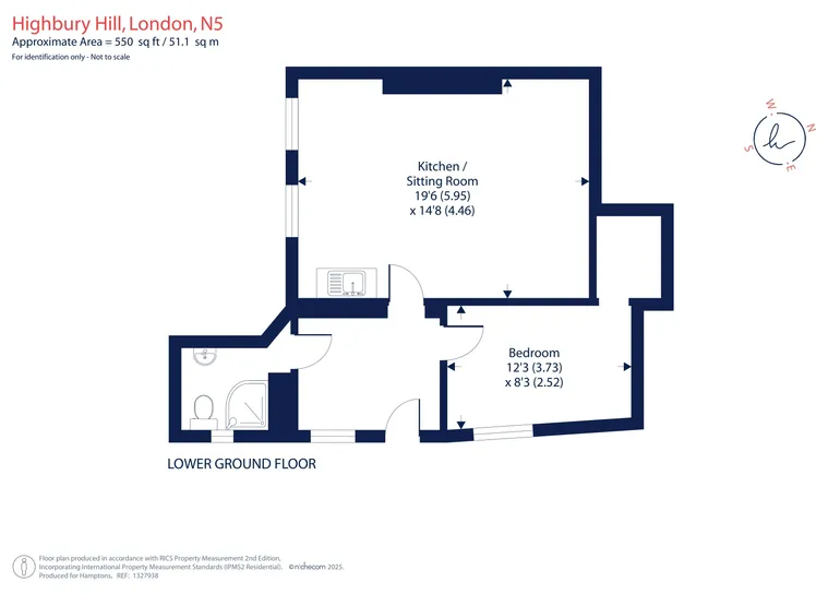 Floorplan 1 for Highbury Hill, London, N5