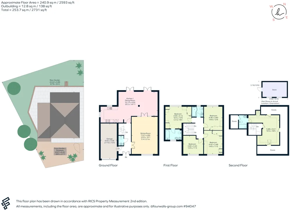 Floorplan for Whitegate Gardens, Harrow, HA3