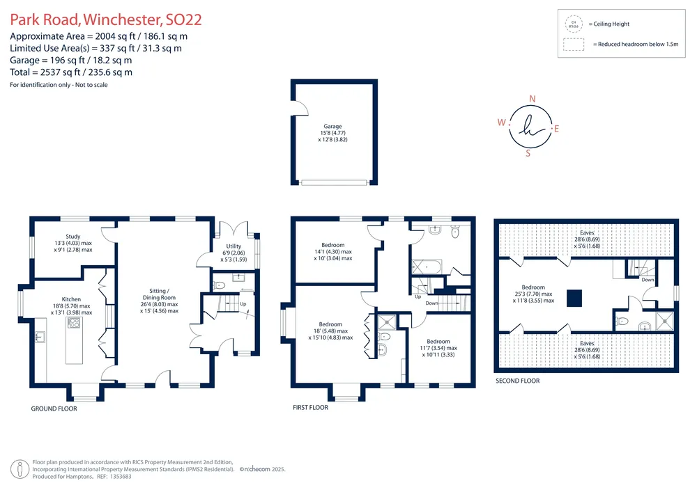 Floorplan for Park Road, Winchester, SO22