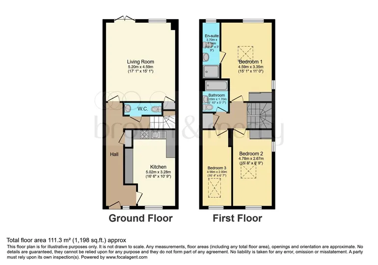 Floorplan 1 for Aylesbury Road, Aylesbury, HP22