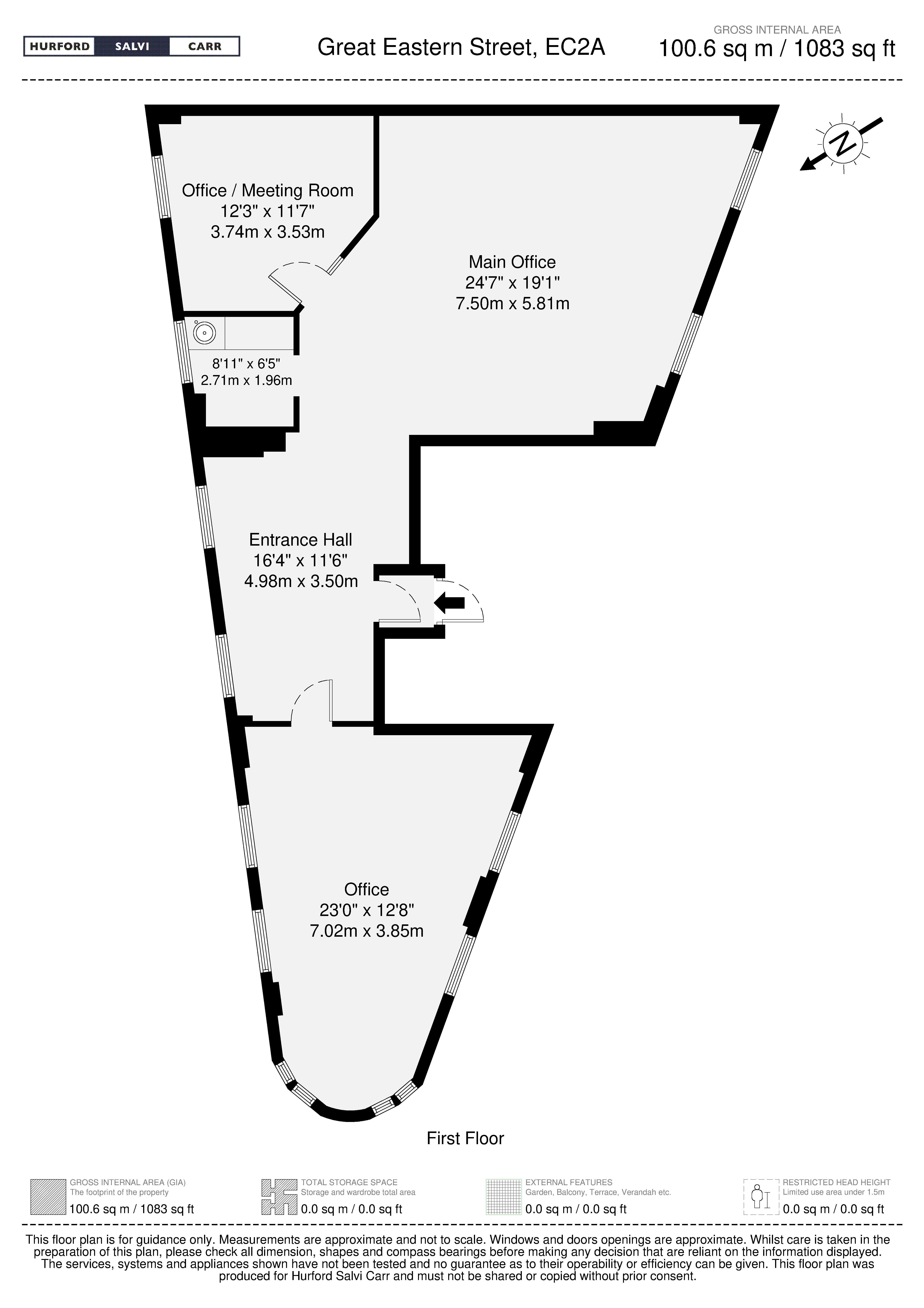 Great Eastern Street, London, EC2A floorplan