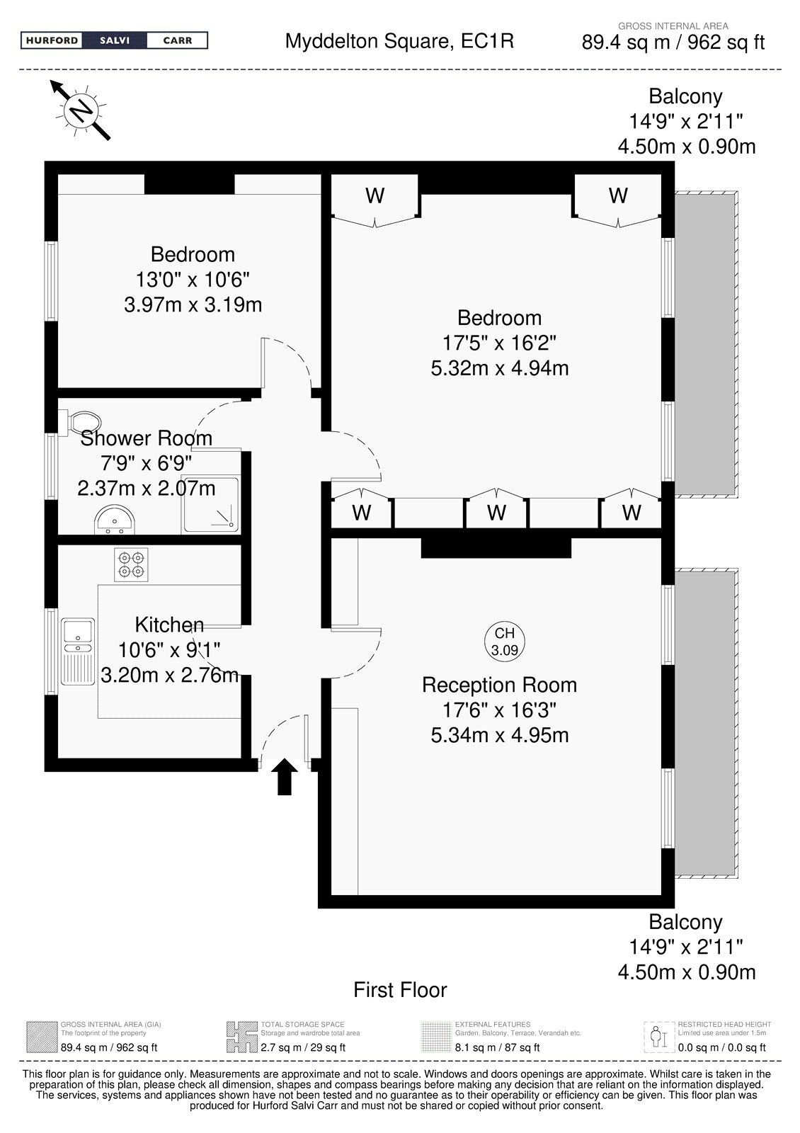 Myddelton Square, London, EC1R floorplan