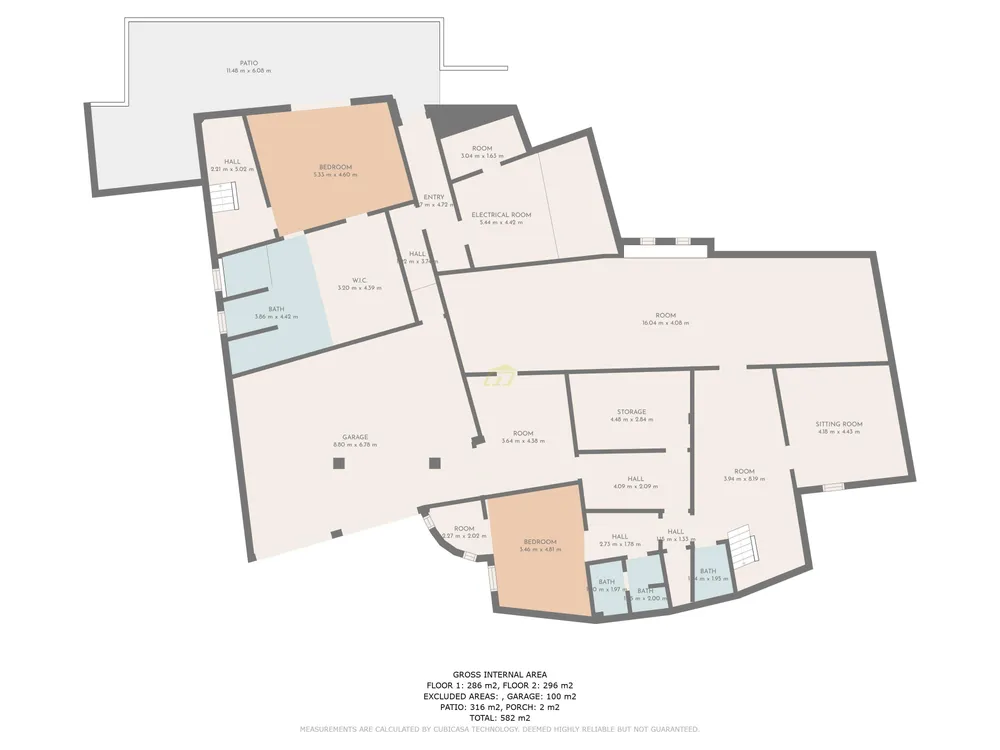 Floorplan for Lanzarote, Puerto Calero,
