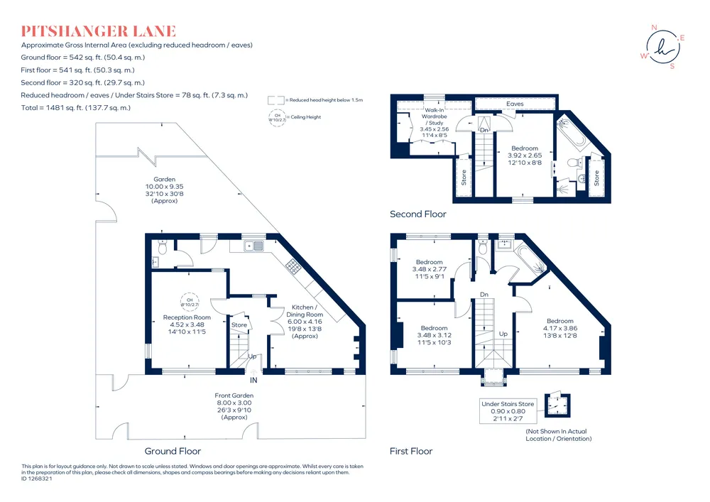 Floorplan for Pitshanger Lane, Ealing, W5