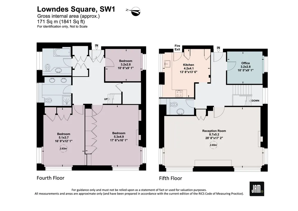 Floorplan for Lowndes Square, London, SW1X