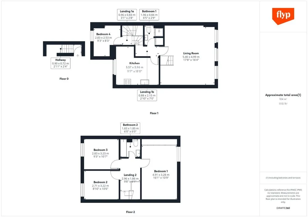 Floorplan for Charleville Road, London, W14