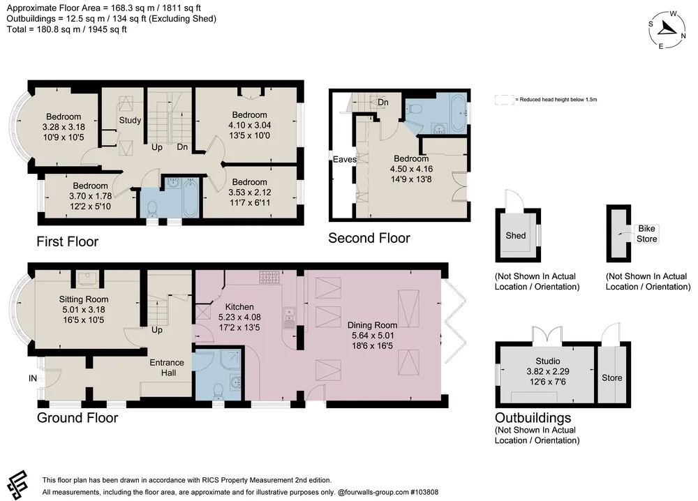Floorplan for Hamilton Road, Oxford, OX2