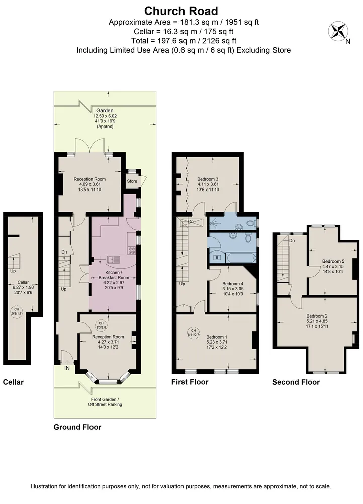 Floorplan for Church Road, Shortlands, Bromley, BR2