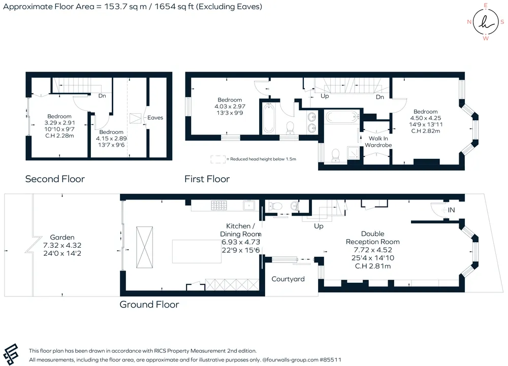 Floorplan for Ingham Road, London, NW6