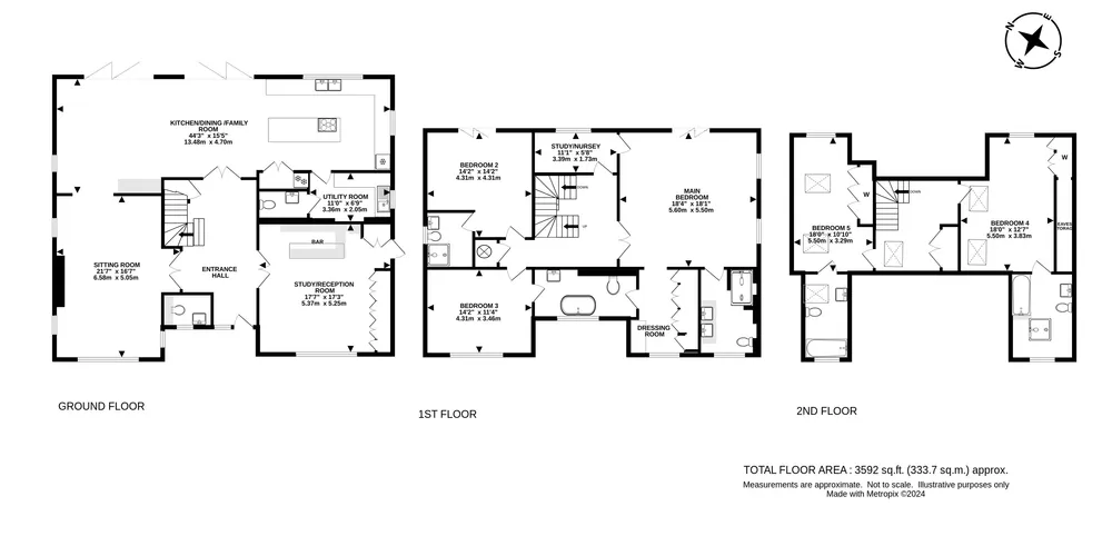 Floorplan for The Avenue, Tadworth, KT20