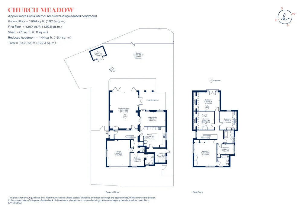 Floorplan for Church Meadow, Surbiton, KT6