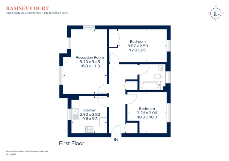 Floorplan 1 for Cortis Road, London, SW15