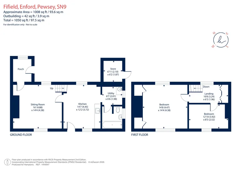 Floorplan 1 for Fifield, Enford, SN9