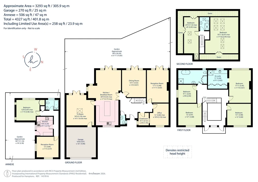 Floorplan for Ember Lane, Esher, KT10