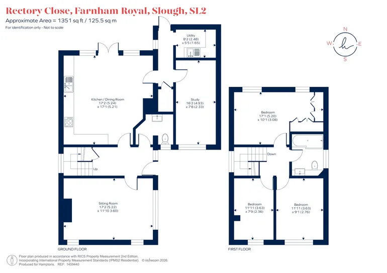 Floorplan 1 for Rectory Close, Farnham Royal, SL2