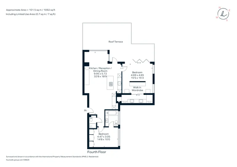 Floorplan 1 for Warple Way, London, W3