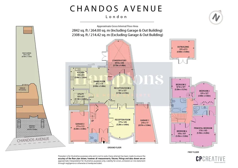 Floorplan 1 for Chandos Avenue, Whetstone, N20