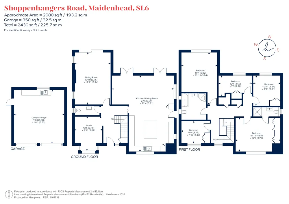 Floorplan for Shoppenhangers Road, Maidenhead, SL6