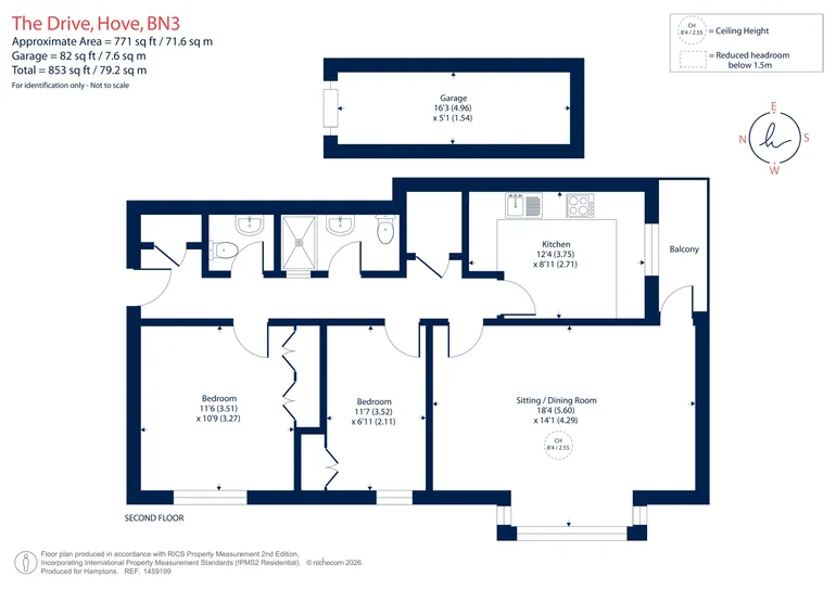 Floorplan 1 for The Drive, Hove, BN3