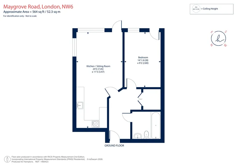 Floorplan 1 for Maygrove Road London NW6