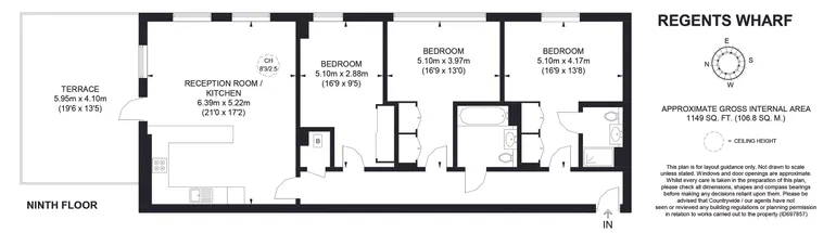 Floorplan 1 for Camley Street London N1C